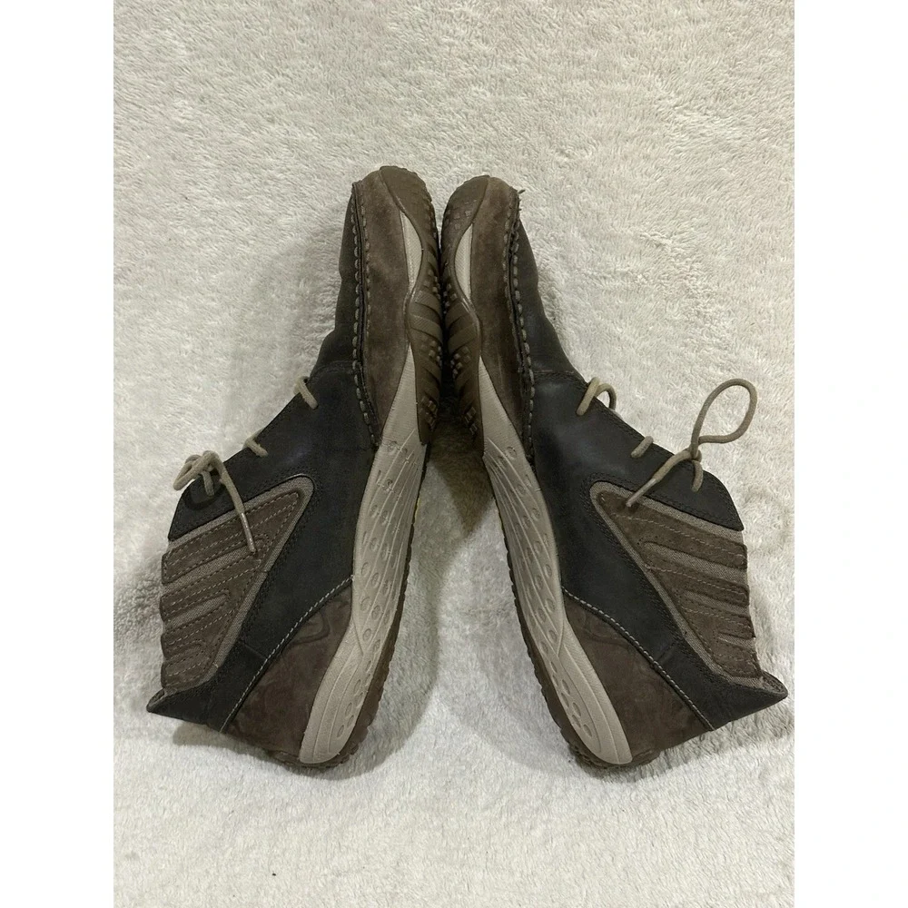 Merrell Vibram Barefoot Chukka Boots Size 13‎ Orbit Glove Leather Shoes Brown